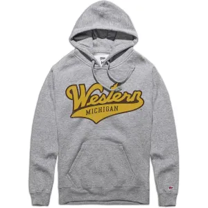 Linen blend picnic wear Western Michigan Vintage Script Hoodie