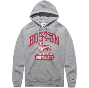 Contrast Inner Layer thermal fabric Boston University Vintage Campus Hoodie