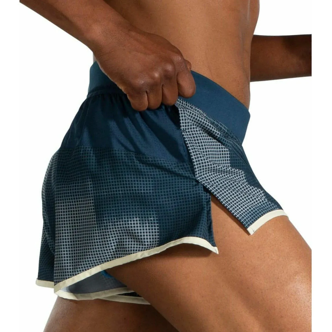 Brooks Sherpa 3 Inch Split Mens Running Shorts - Blue Light Stretch light feel
