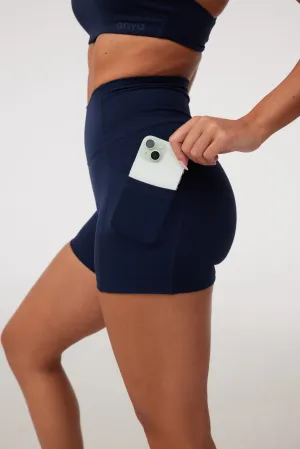 Trendy Vibe Pocket Shorts (Mini 4") in Dive