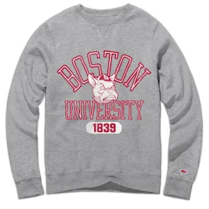 Ventilated Panels Boston University Vintage Terrier Crewneck