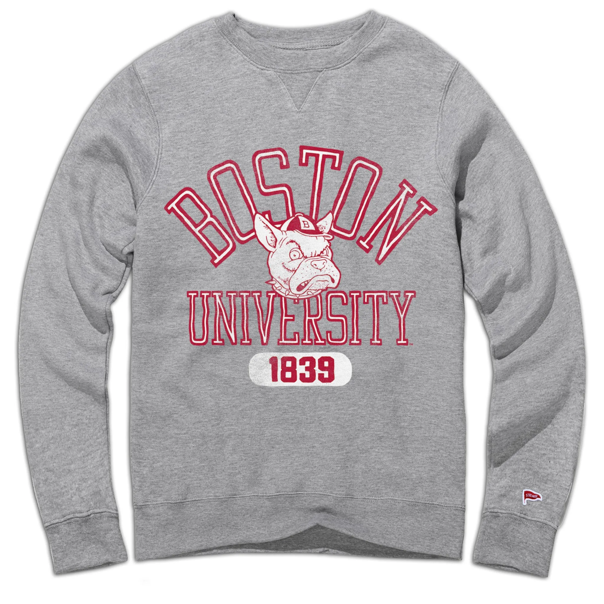 Quokka like Boston University Vintage Terrier Crewneck