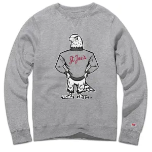 Saint Joseph's Vintage Hawk Crewneck Sweatshirt Outdoor Style