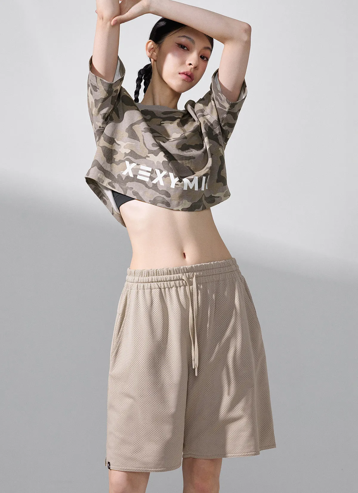 Camouflage Reversible Womens Shorts CompactPackaging