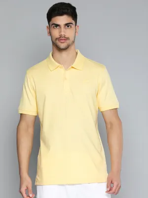 Alcis Men Polo Collar Anti Static Slim Fit Sports T-shirt Smart Office Trendy Colors