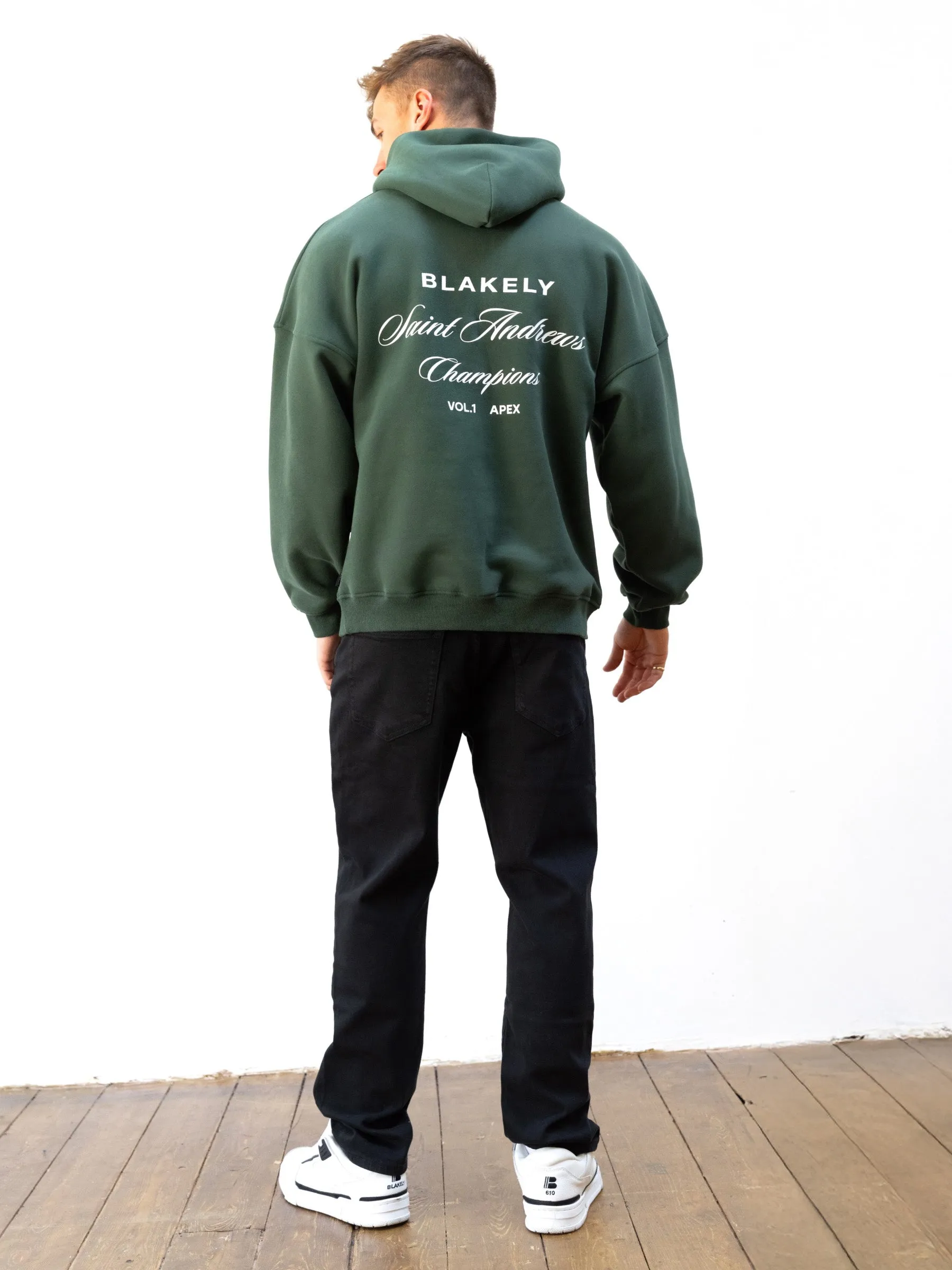 Low Carbon Thermal Insulation Champions Legacy Relaxed Hoodie - Forest Green