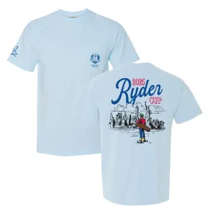 Fashionable Fit Barstool Golf x Ryder Cup Skyline Pocket Tee