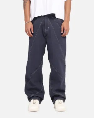 Honor The Gift Racing Panel Pants Navy Work Ready Lightweight Textured Weekend Getaway Minimalist Breathable