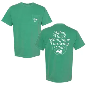 Minimalist Aesthetic Simple Layer Jalen Hurts R & T Club Pocket Tee