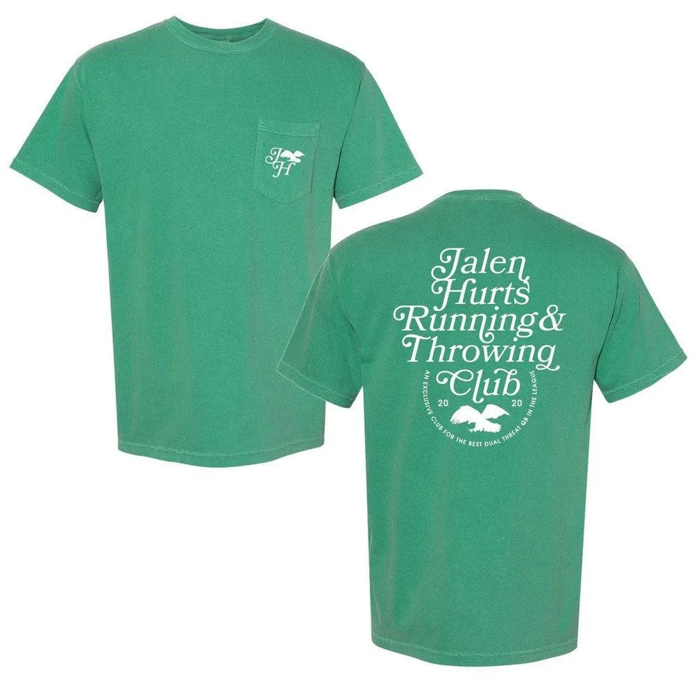 Jalen Hurts R & T Club Pocket Tee Casual Choice Wear