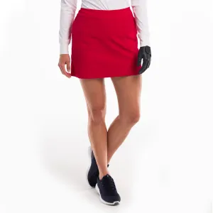 16 1/2IN TECH STRETCH SKORT Pleated-Texture