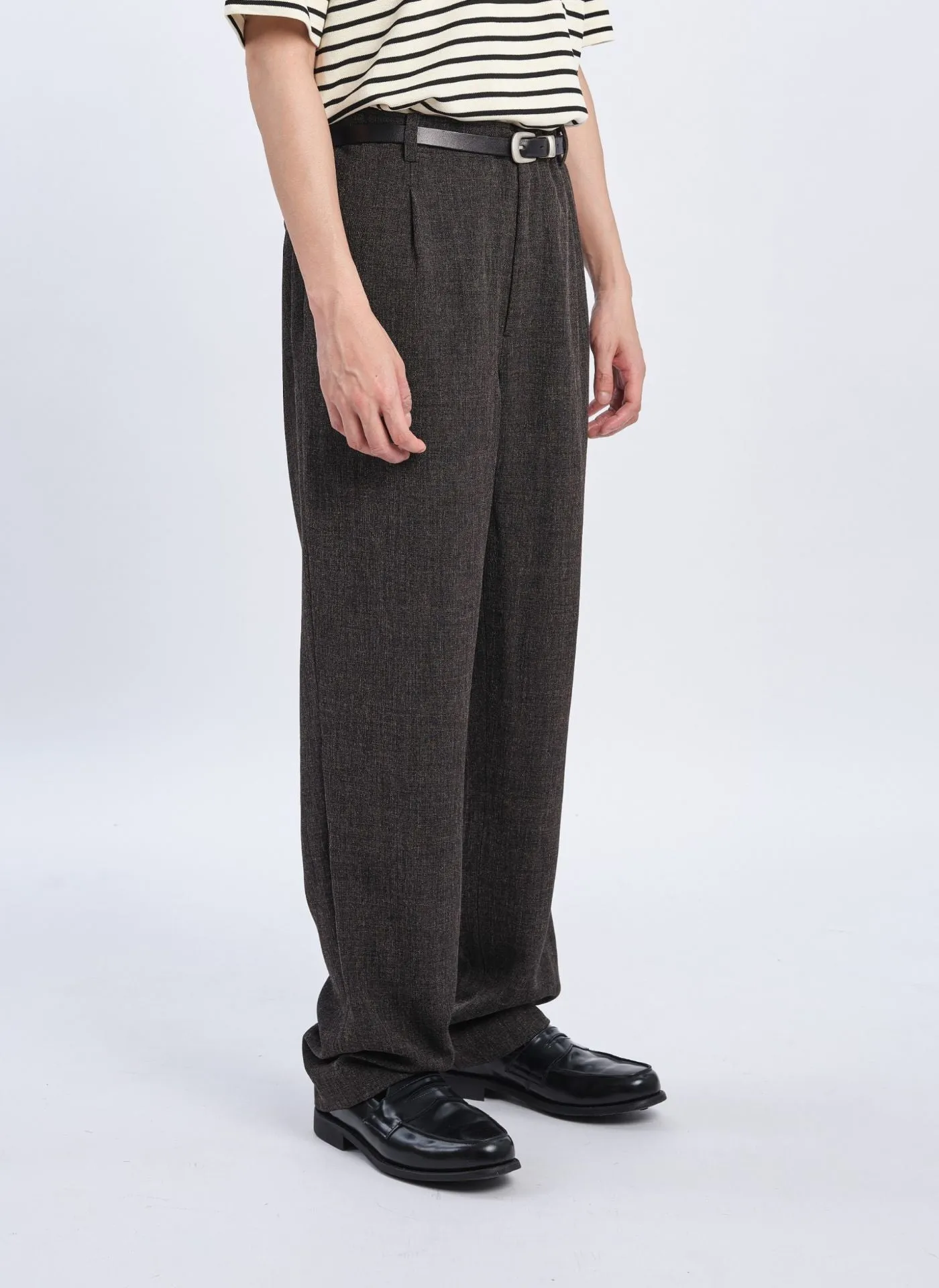 Naturemier Melange Polyester Easy Pants Story Mood Glitter Fit