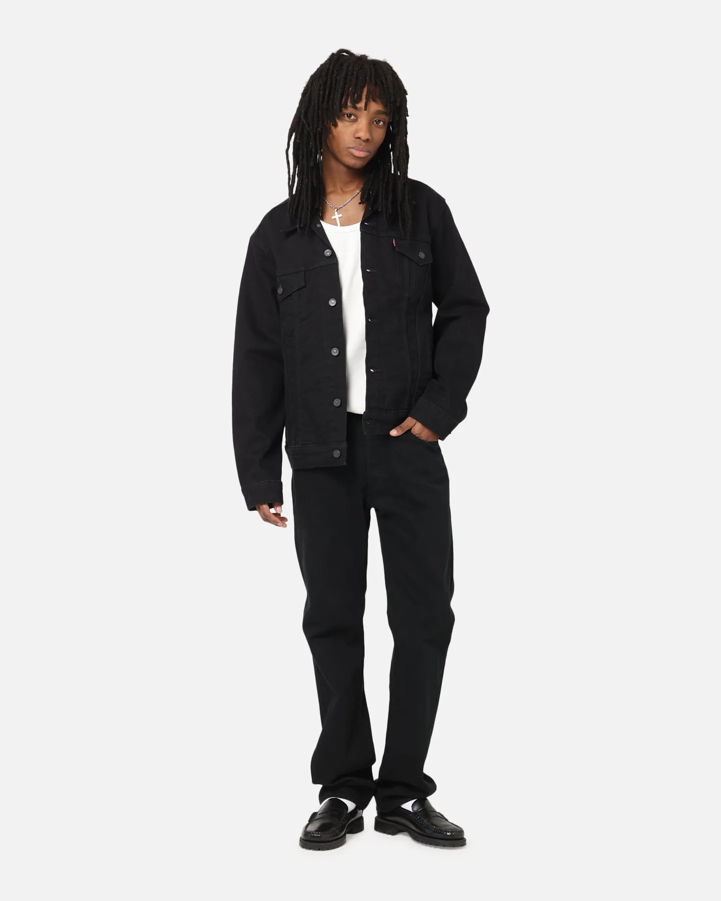 Levi Strauss And Co 501? Original Jeans Black Relaxed Style Work Ready Outdoor Enthusiast