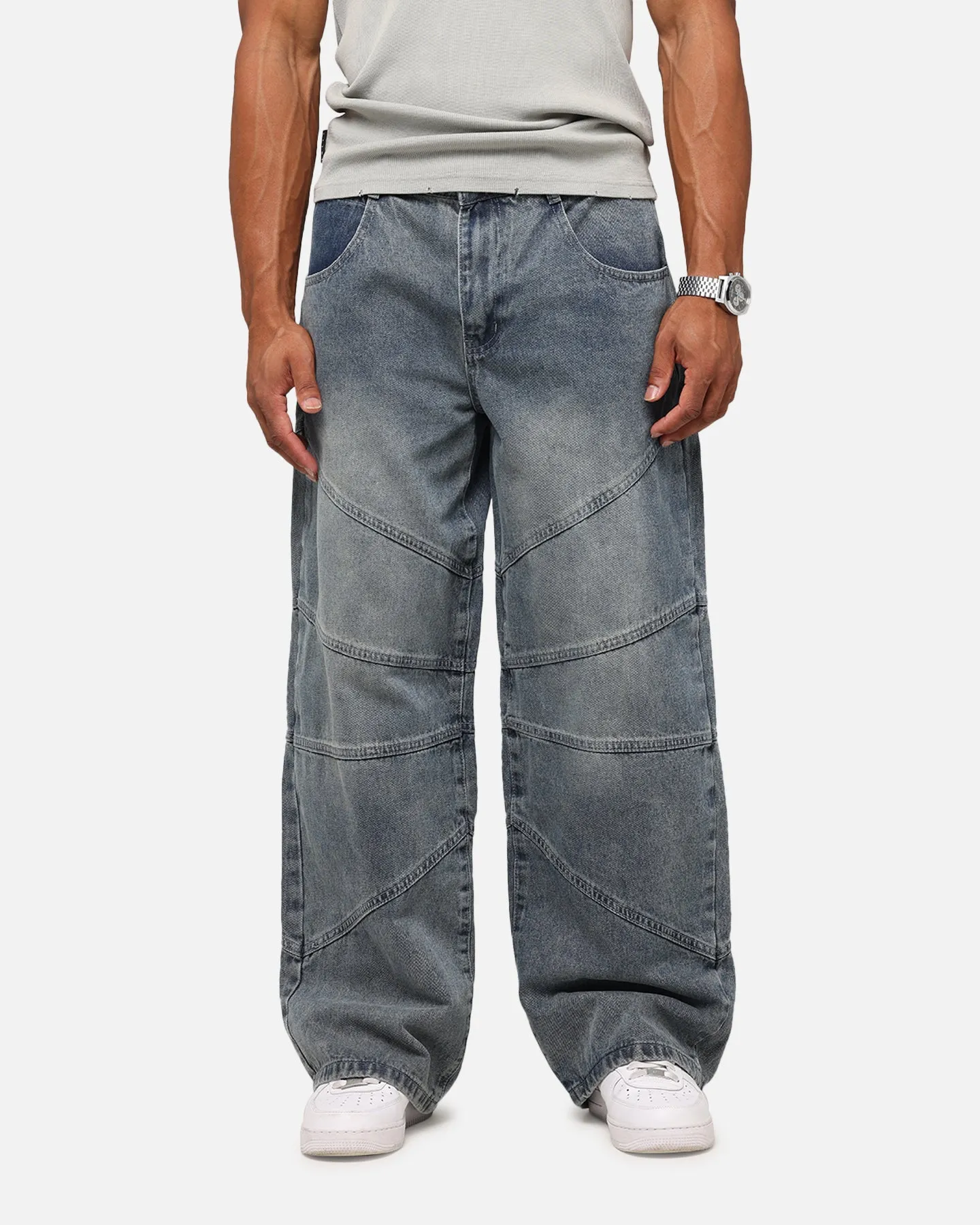Minimalist Pocket Layout Saint Morta Amplus Armoury Jeans Dirty Denim