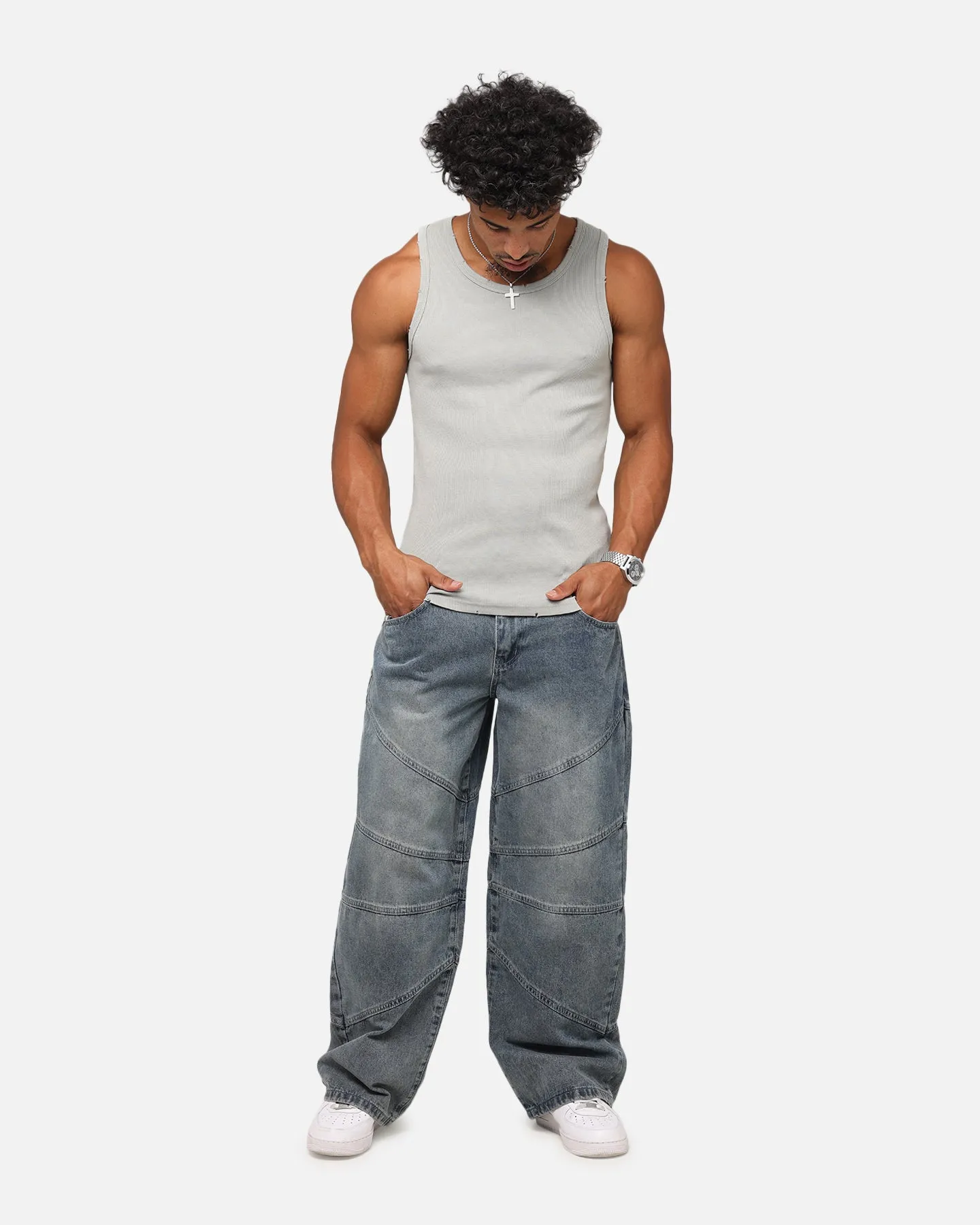 Saint Morta Amplus Armoury Jeans Dirty Denim Street Style