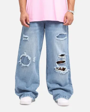 Parent Style Trendy Breathable Tapered leg Saint Morta Amplus Rampage Jeans Rampage Blue