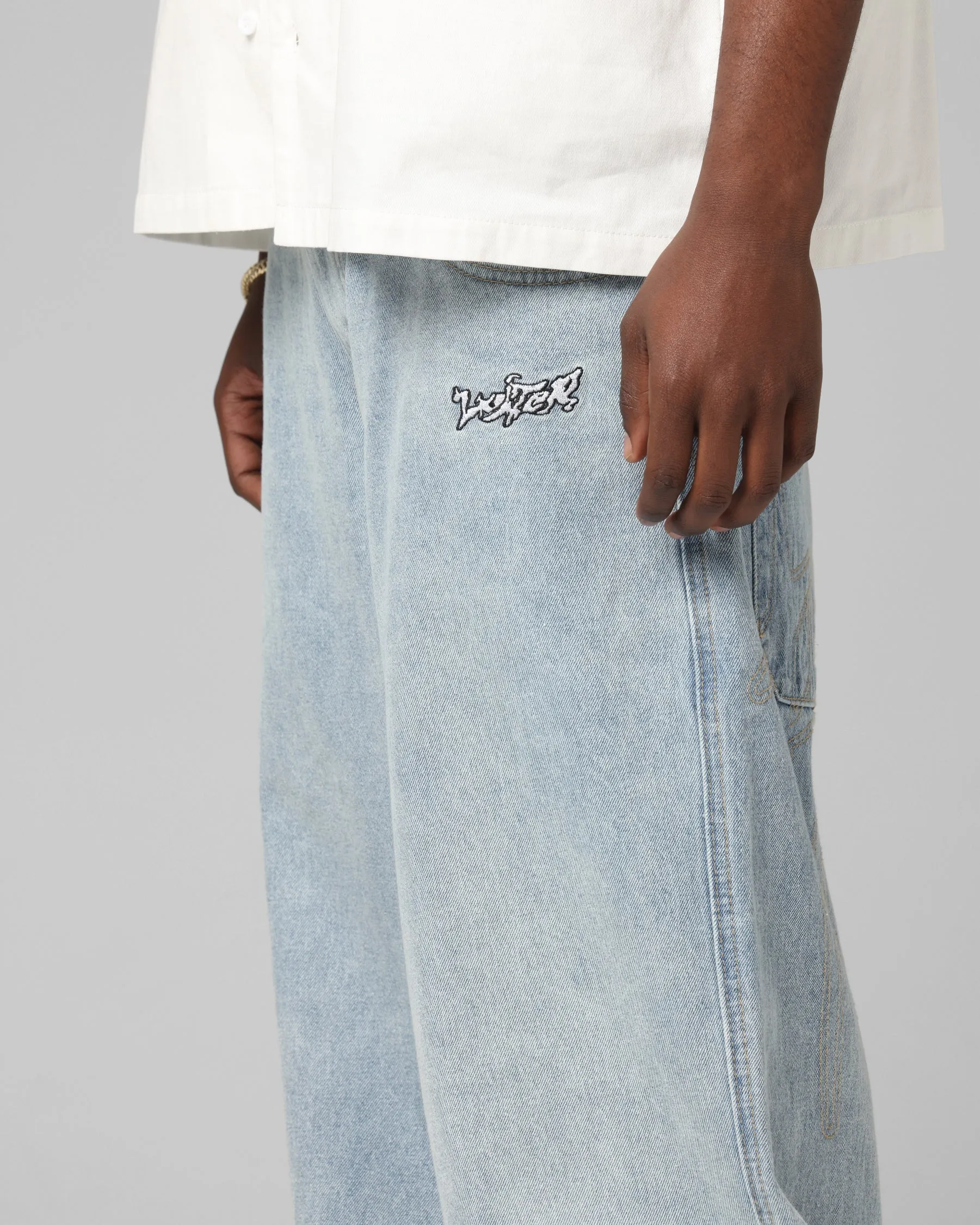 Loiter Star Born Jeans Washed Blue Traveler Gear Stretch Creative Look