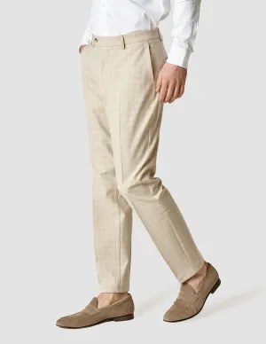 Essential Suit Pants Slim Warm Sand Comfortable fit