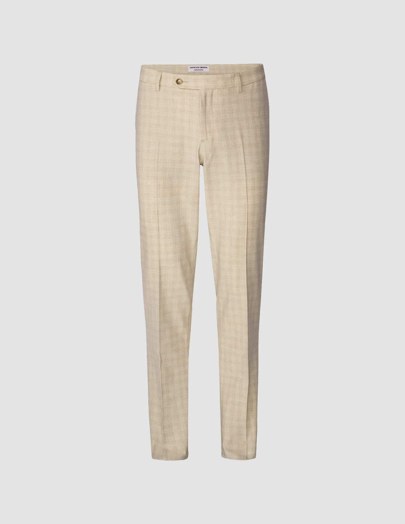 City Vibe Movement Ease Essential Suit Pants Slim Warm Sand