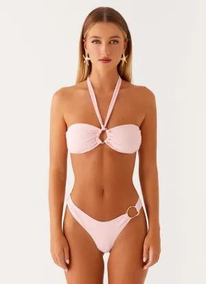 Kivara Bikini Bottoms - Pink Anti Abrasion Seams