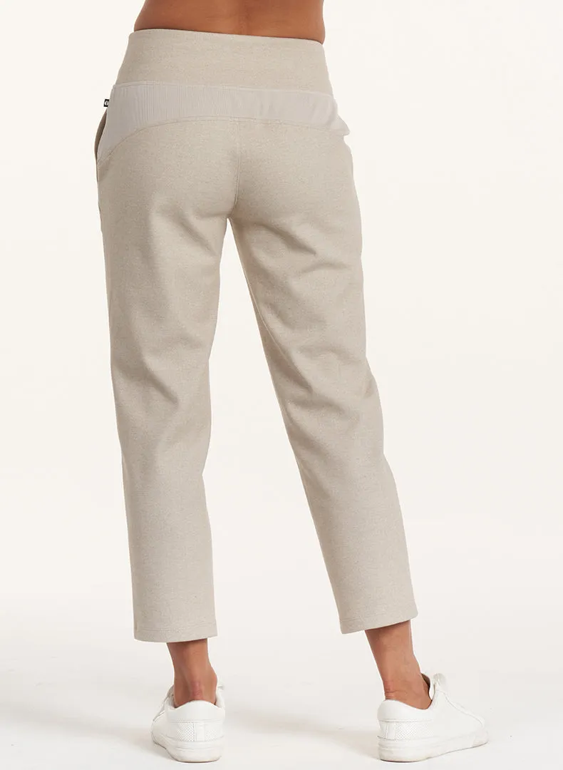 Anti Pilling Surface Quinn Rib Trim Trouser - FINAL SALE