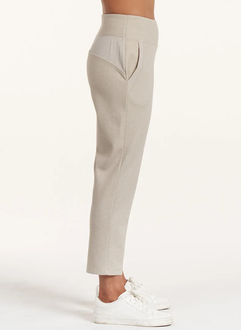 Eco Dye Process Quinn Rib Trim Trouser - FINAL SALE
