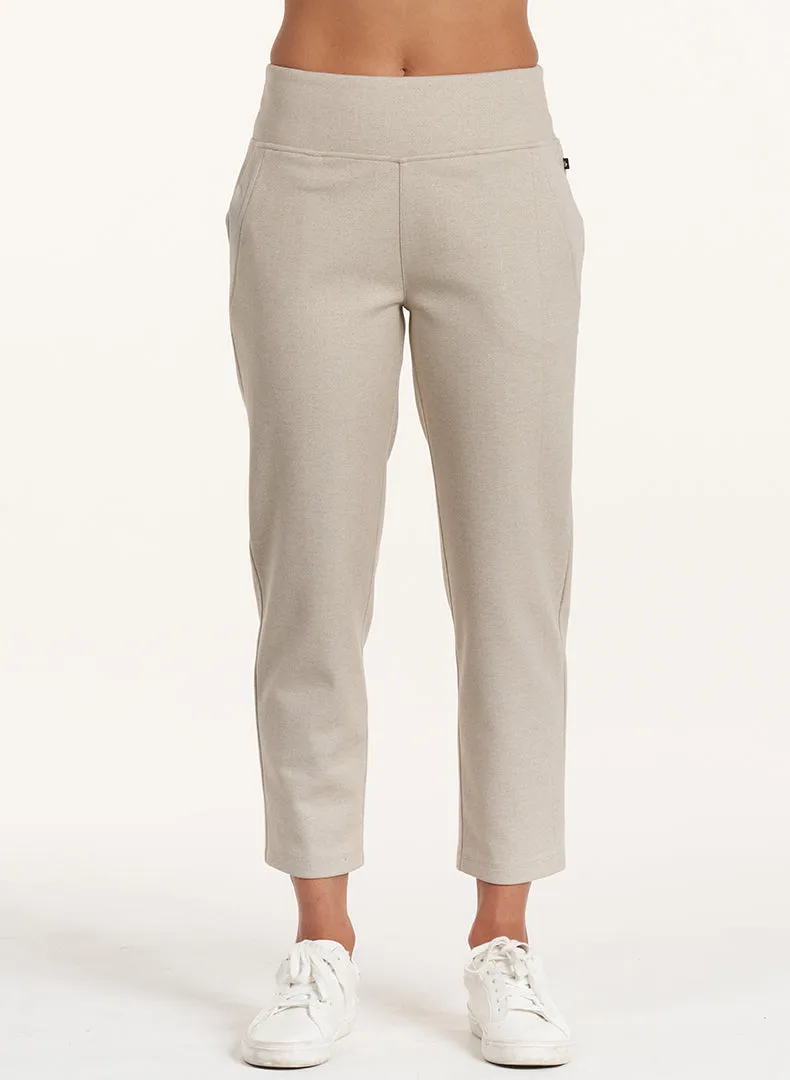 Quinn Rib Trim Trouser - FINAL SALE Perfect Comfort