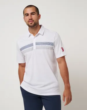 Breathable mesh lining Trendy Prints Boston Red Sox Top Recruit Polo