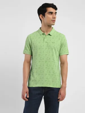 Athletic Cut Men's All Over Printed Polo T-shirt