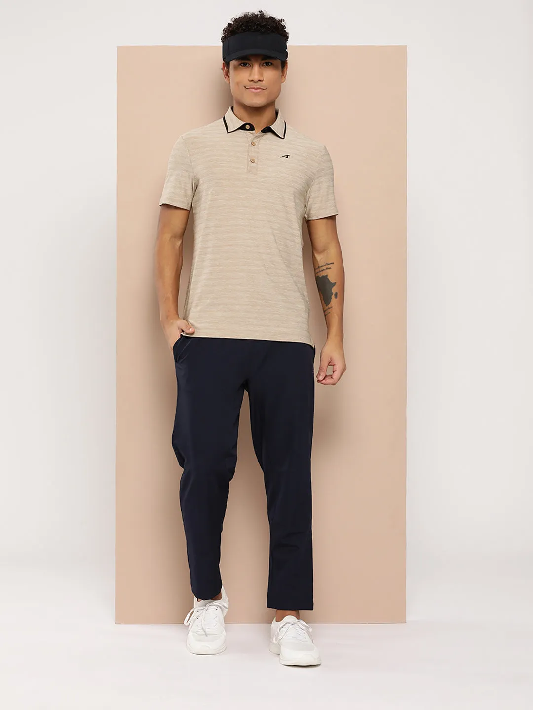 Infinite Polo Tee Durable Ribbed Cuffs