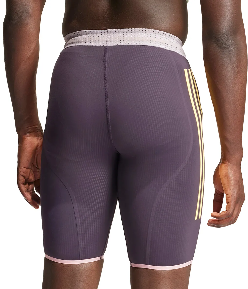Dance wear adidas Adizero Promo Mens Short Running Tights - Purple