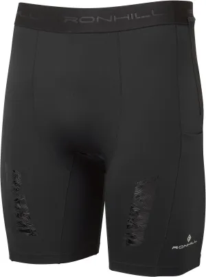 Ronhill Tech All Terrain 8 Inch Stretch Mens Short Running Tights - Black Smart Fit