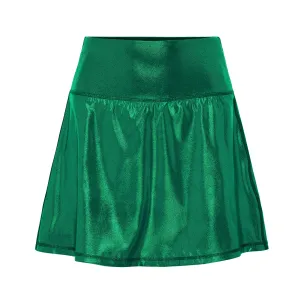 Neutral Base Sleek Motion Emerald Jewel Athletic Skort
