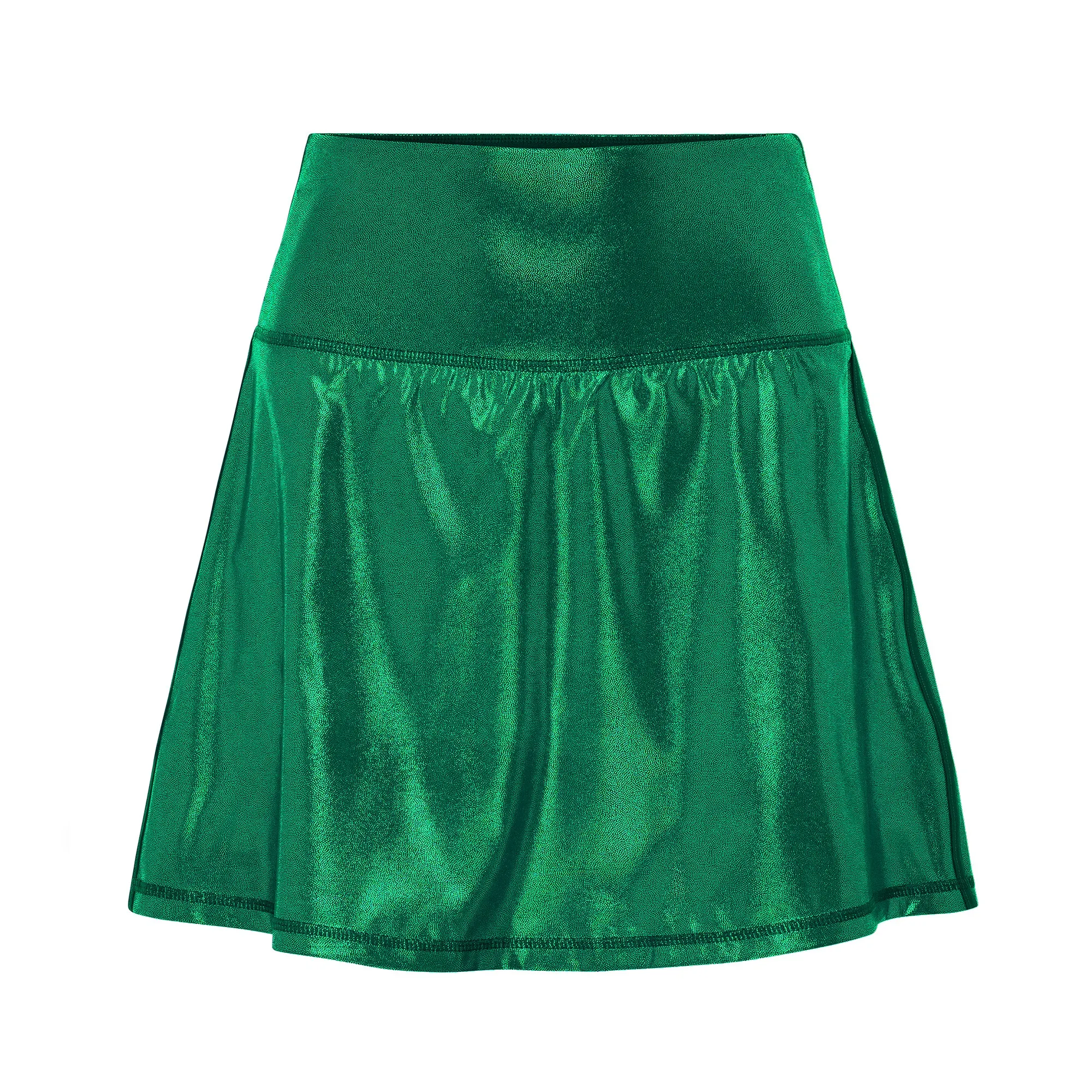 Neutral Base Sleek Motion Emerald Jewel Athletic Skort