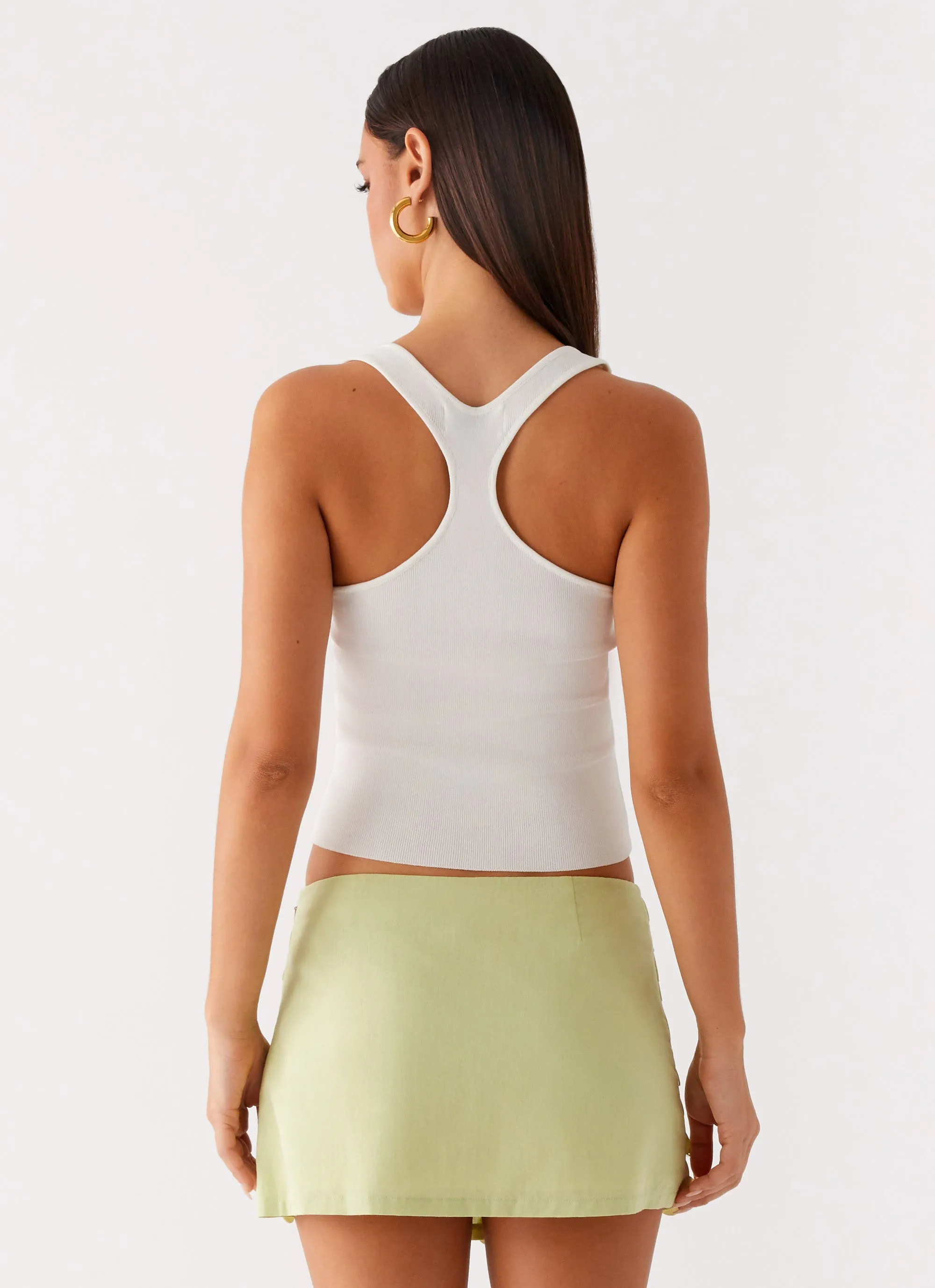 Sophisticated Fit Soft Layers Movie Star Mini Skirt - Lime Green