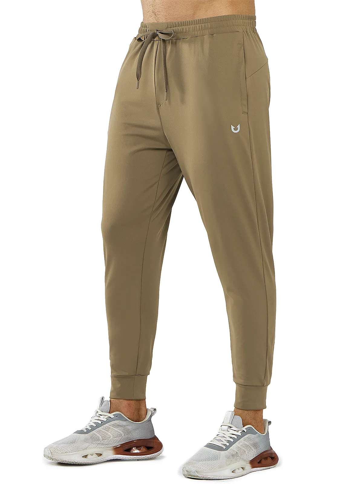 Laser Cut Perforations Street Active Men's Running Breathable Joggers Workout Gym Sweatpants for Pickleball