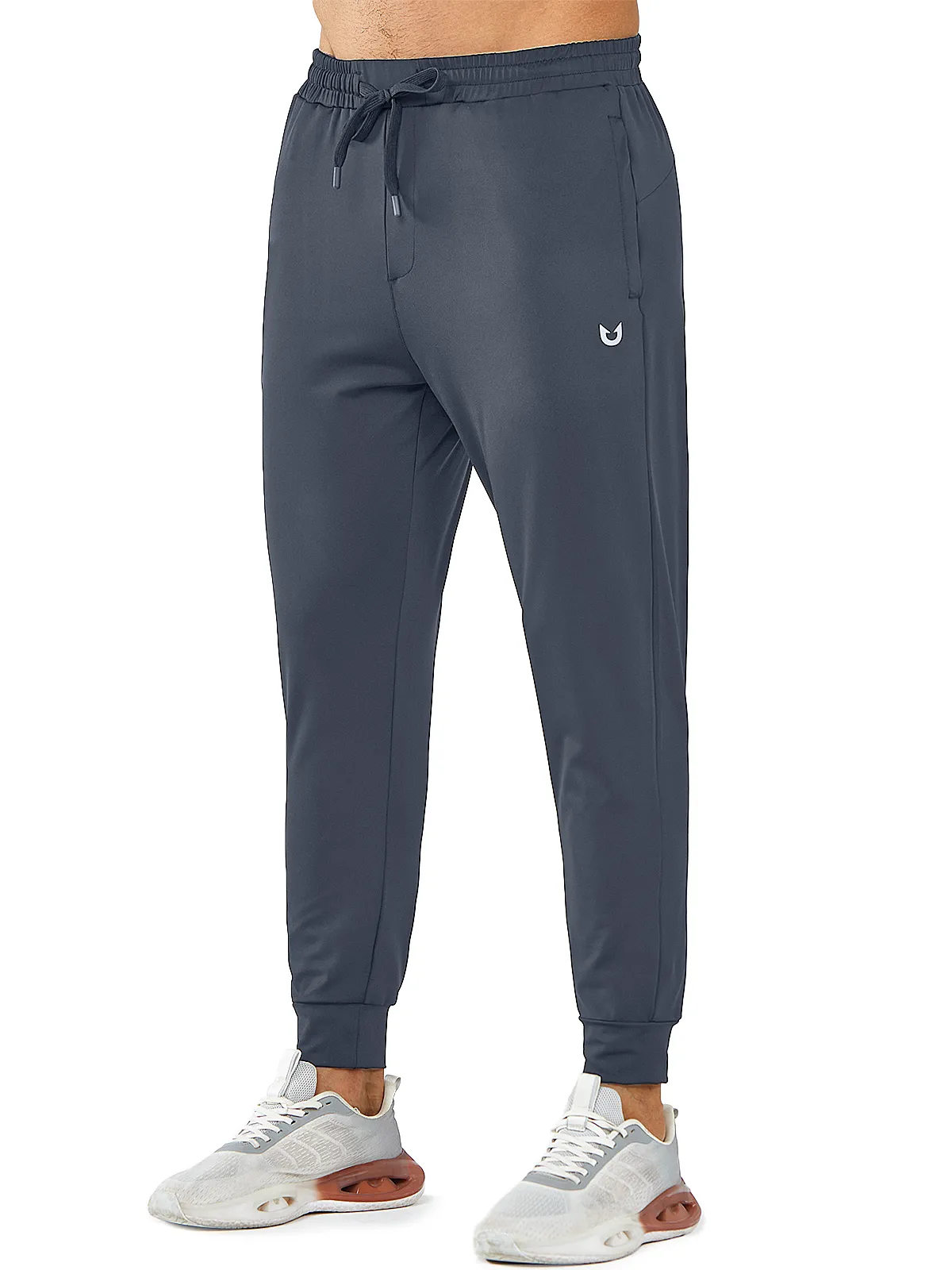 Stylish Comfort Tangle Free Cuffs Men's Running Breathable Joggers Workout Gym Sweatpants for Pickleball