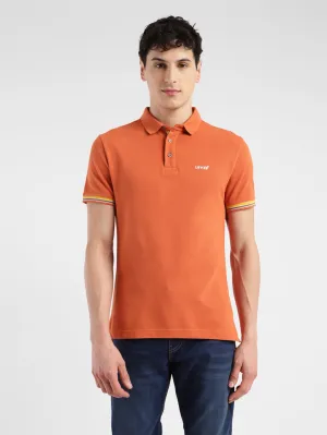 Summer Outing Breathable Airflow Channels Men's Solid Polo T-shirt