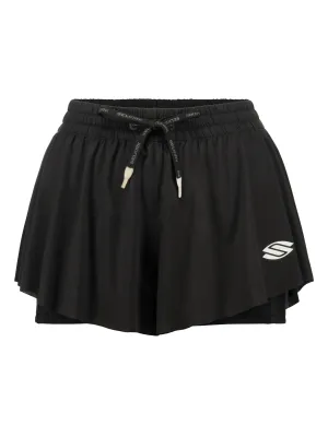 Beaded-Sleeve Seasonal Mood Women??s Essentials Active Pickleball Shorts Spring Ensemble