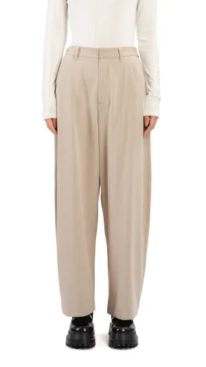 Balloon Shape Tailor Pants Flexible Waistline Planet Glow