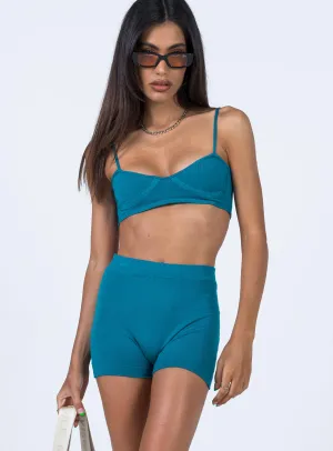 Rachel Set Teal EcoCertifiedTextile DurableStitching