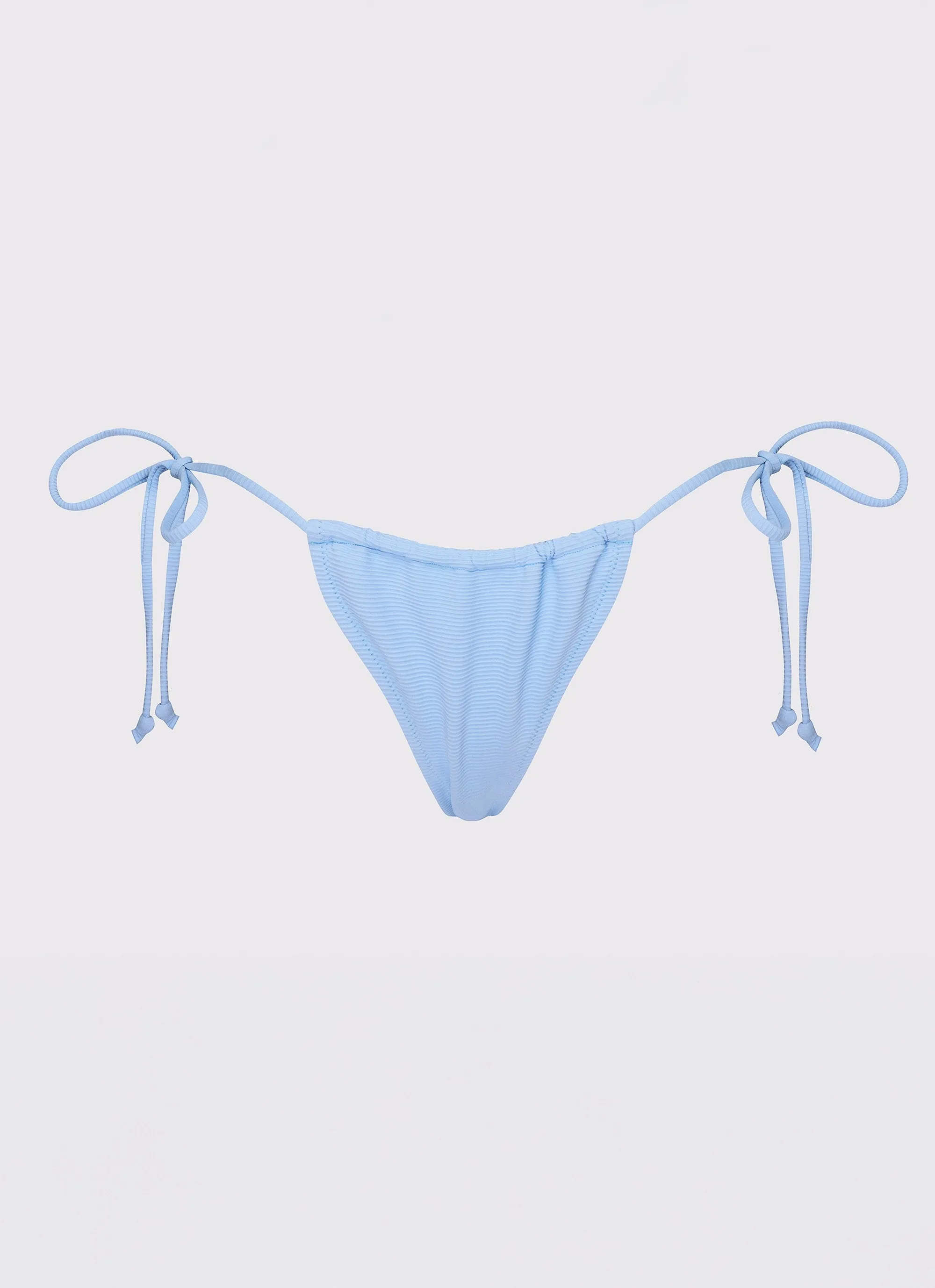 Odor Resistant Textile Back Coverage Design Calista Bikini Bottoms - Blue