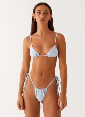 Calista Bikini Bottoms - Blue Cutout-Design Ageless-Appeal