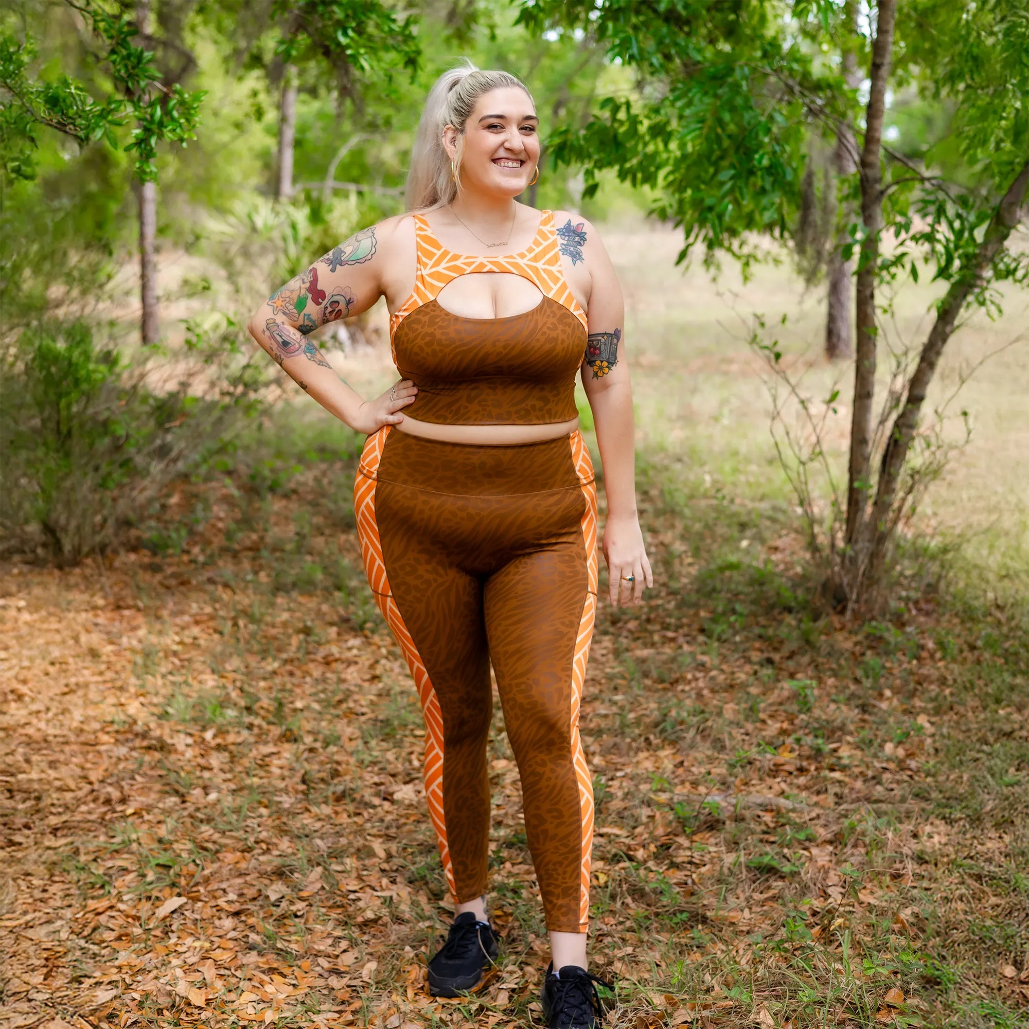 Trek of Life Leggings Active Style Modern Performance