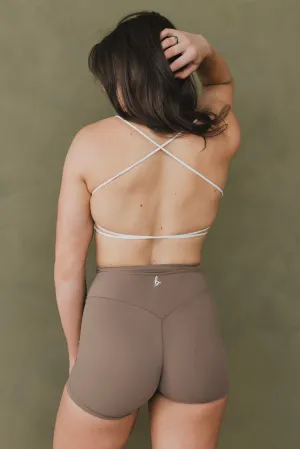 Criss Cross Bra Purple workout gear