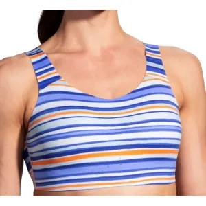 sports event Turtleneck seams Brooks Dare Scoopback Womens Sports Bra - Blue