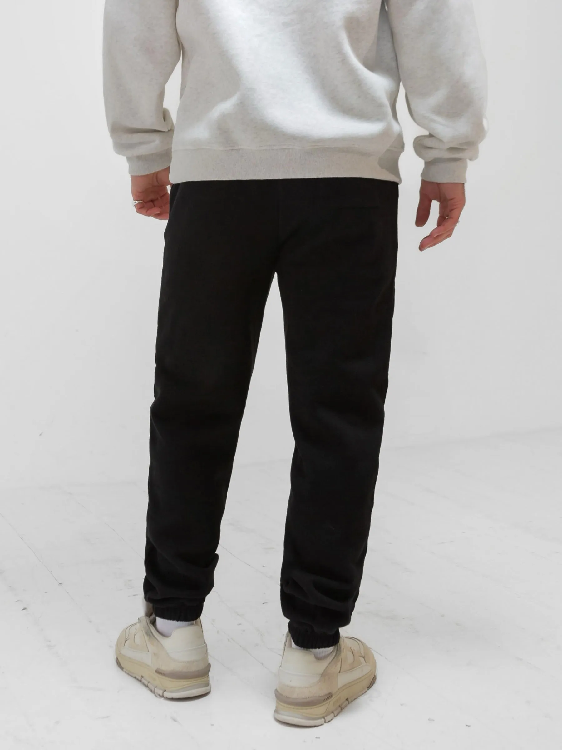 FrictionResistantEdging Casual Must-Have Apex Label Sweatpants - Black