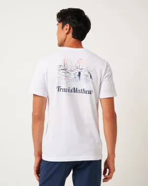 Scoop neck Cloudless Sky Tee