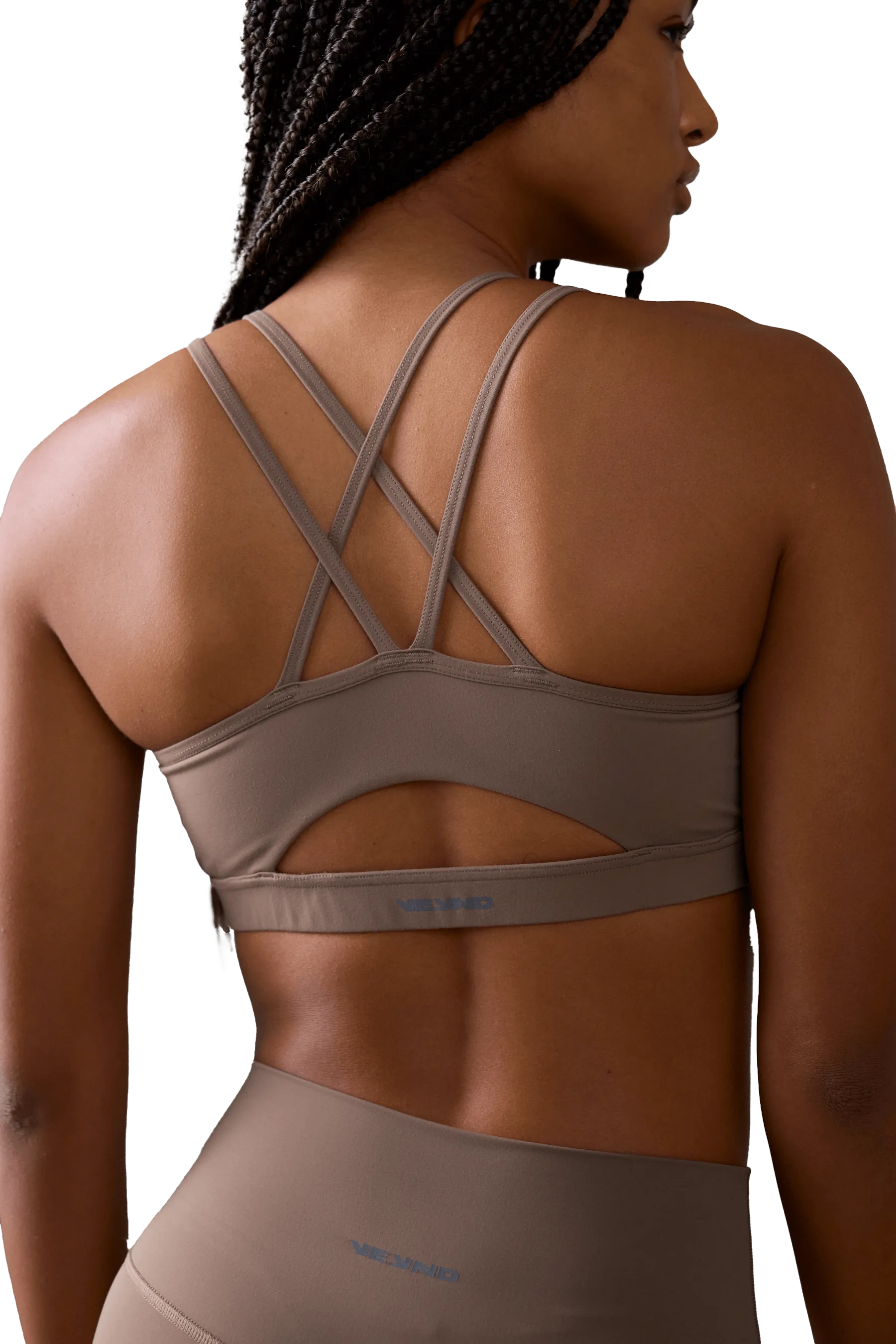 windproof SPORTS BRA STRAPPY - Tan