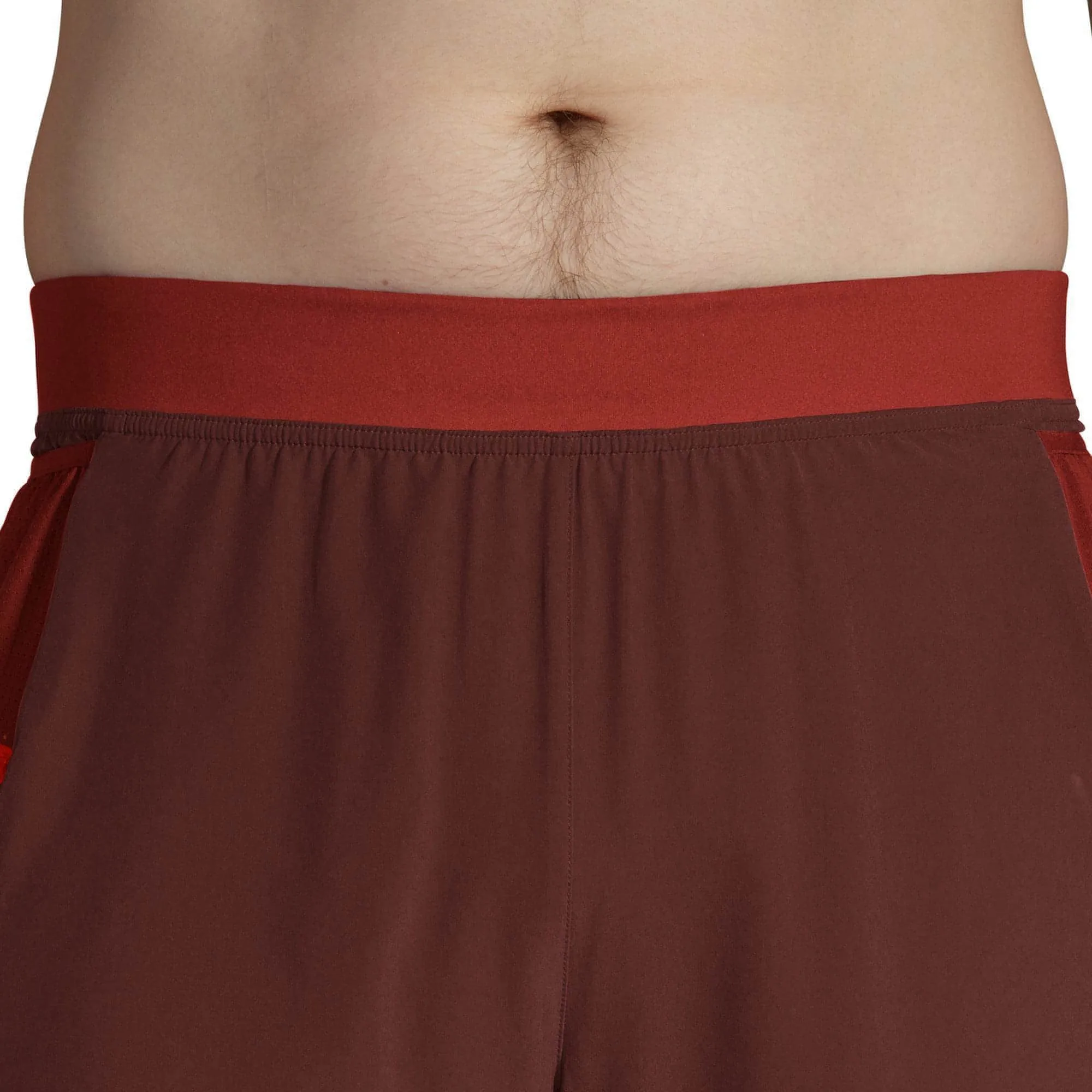 Brooks Sherpa 7 Inch 2 in 1 Mens Running Shorts - Red Breathable mesh lining Designer Style